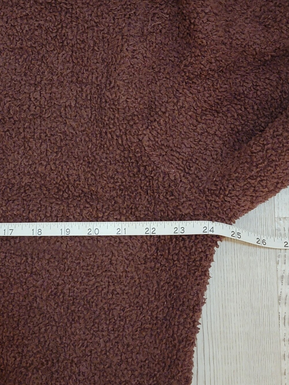 SKIMS Cozy Crew Neck Sweater in Rich Brown - Size L/XL - Picture 6 of 7